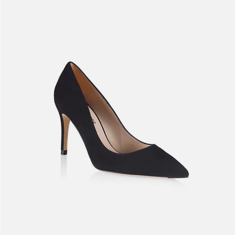 L'agence Eloise Black Suede Pump Size 36